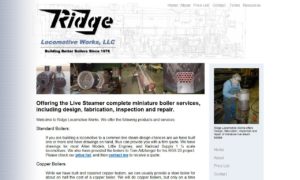 Ridge Locomotive Works – Boilers